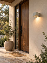 Hakon Outdoor Exterior Wall Lights, Micro-Cement Wall Sconce, 3000K LED, IP54, Porch & Patio