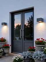 Hakon Outdoor Exterior Wall Lights, Micro-Cement Wall Sconce, 3000K LED, IP54, Porch & Patio