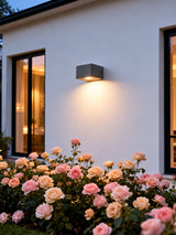 Hakon Outdoor Exterior Wall Lights, Micro-Cement Wall Sconce, 3000K LED, IP54, Porch & Patio
