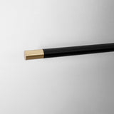 Plug In Wall Sconce, Minimalist Linear Wall Light, Warm Light, Gold, Dimmer Option