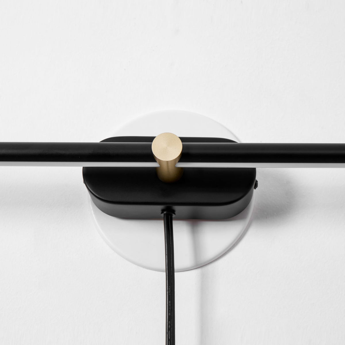 Plug In Wall Sconce, Minimalist Linear Wall Light, Warm Light, Gold, Dimmer Option