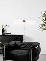 Plug In Wall Sconce, Minimalist Linear Wall Light, Warm Light, Gold, Dimmer Option