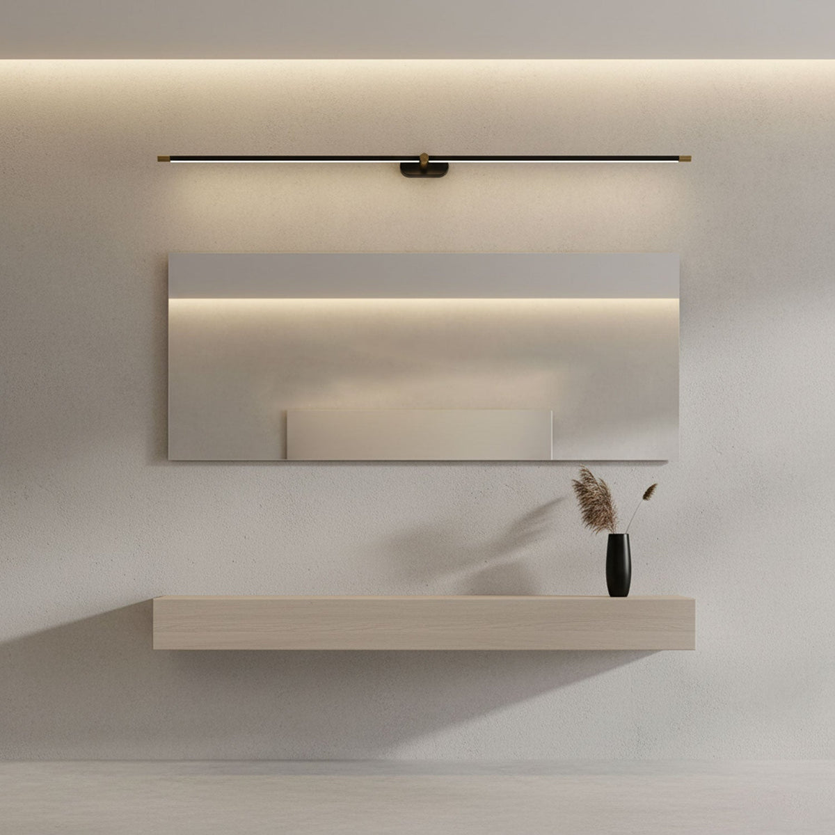 Eskil Sconces Wall Lights, Rechargeable Battery Operated Linear Wall Sconce, Remote, 3 Colors