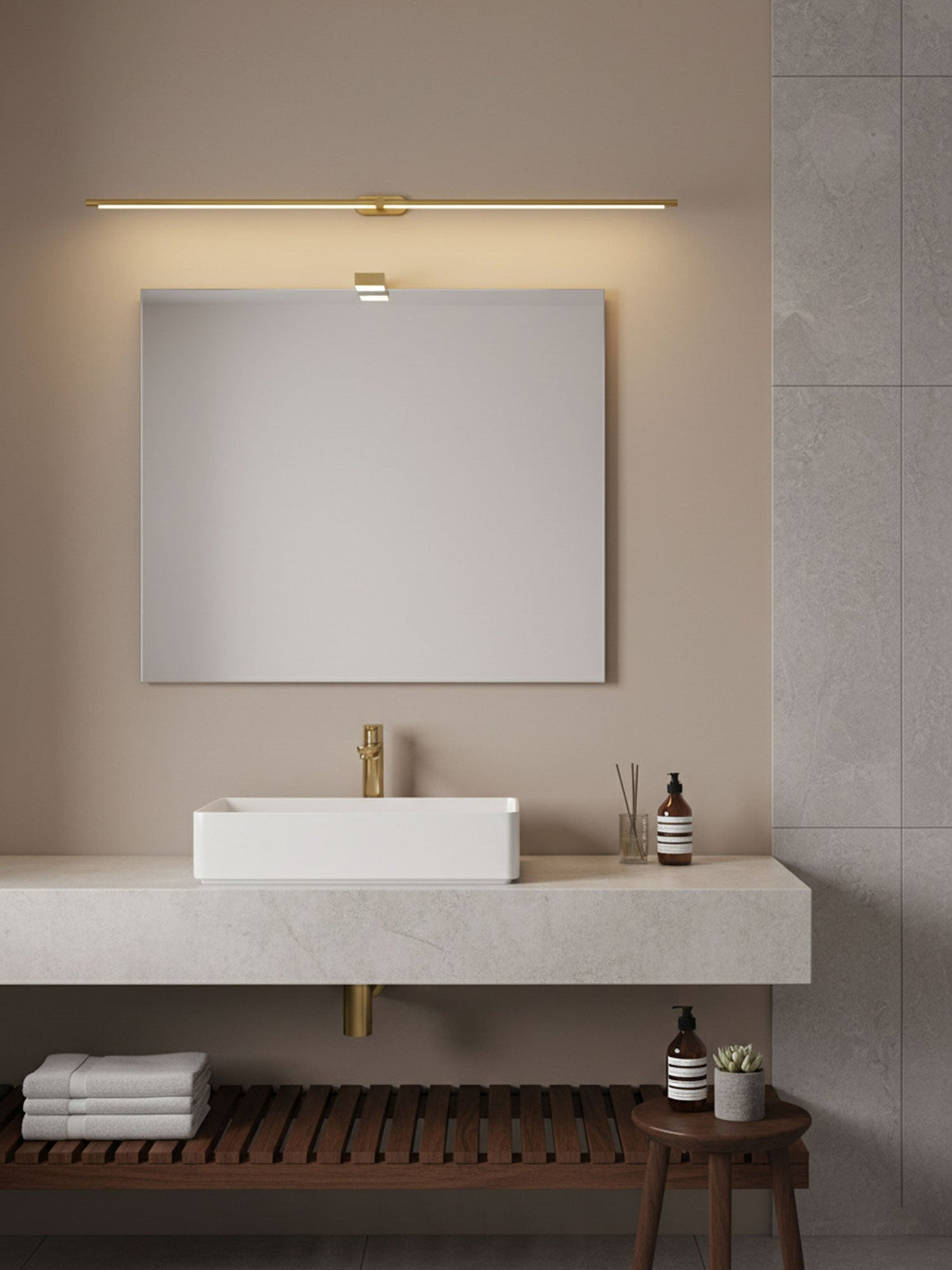 Eskil Sconces Wall Lights, Rechargeable Battery Operated Linear Wall Sconce, Remote, 3 Colors