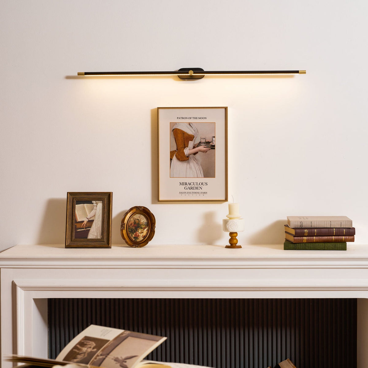 Eskil Sconces Wall Lights, Rechargeable Battery Operated Linear Wall Sconce, Remote, 3 Colors