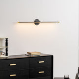 Alden Vanity Lights for Mirror, Linear LED Bathroom Wall Light, Hardwired, 27 to 50 Inch