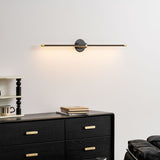 Alden Vanity Lights for Mirror, Linear LED Bathroom Wall Light, Hardwired, 27 to 50 Inch