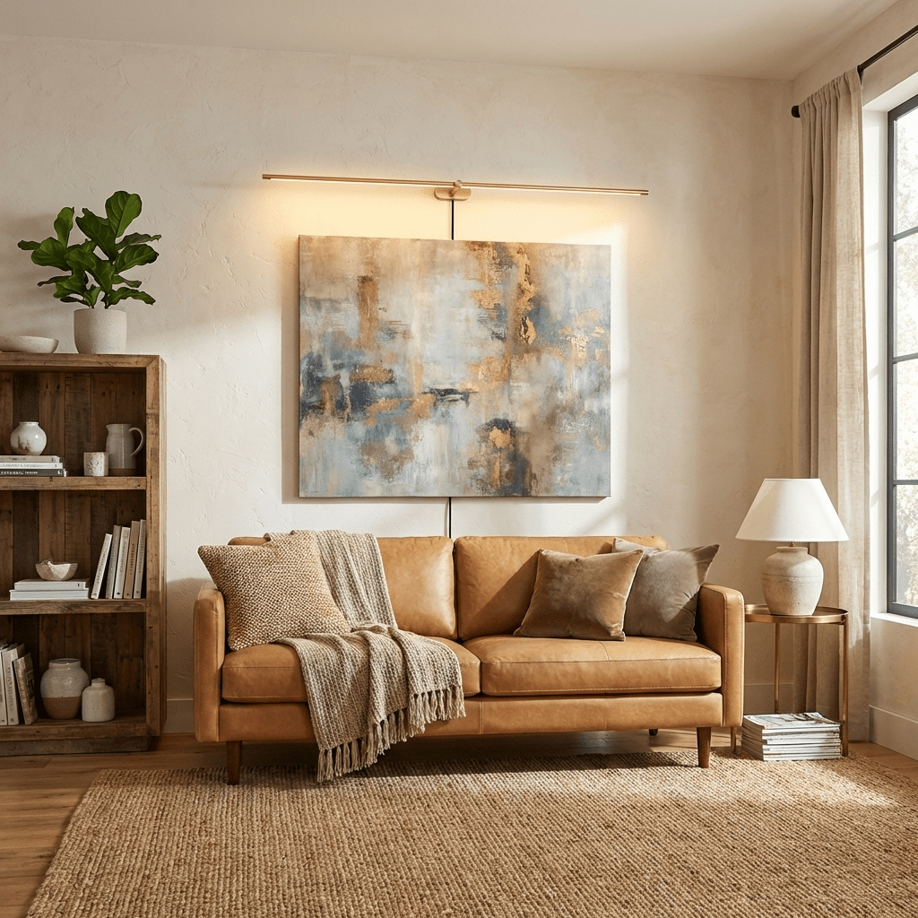 Plug In Wall Sconce, Minimalist Linear Wall Light, Warm Light, Gold, Dimmer Option