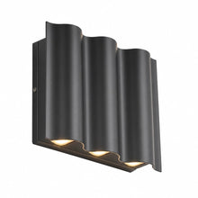 Nami Modern Outdoor Wall Light, Up & Down Water Wave LED, Waterproof, Porch