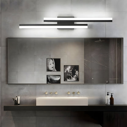 Orla Asymmetric LED Bathroom Vanity Light Bar, Dual-Tube, 3-Color Temperature