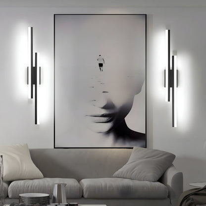 Orla Asymmetric LED Bathroom Vanity Light Bar, Dual-Tube, 3-Color Temperature