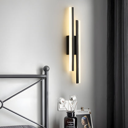 Orla Asymmetric LED Bathroom Vanity Light Bar, Dual-Tube, 3-Color Temperature