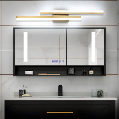 Orla Asymmetric LED Bathroom Vanity Light Bar, Dual-Tube, 3-Color Temperature