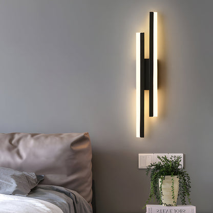 Orla Asymmetric LED Bathroom Vanity Light Bar, Dual-Tube, 3-Color Temperature