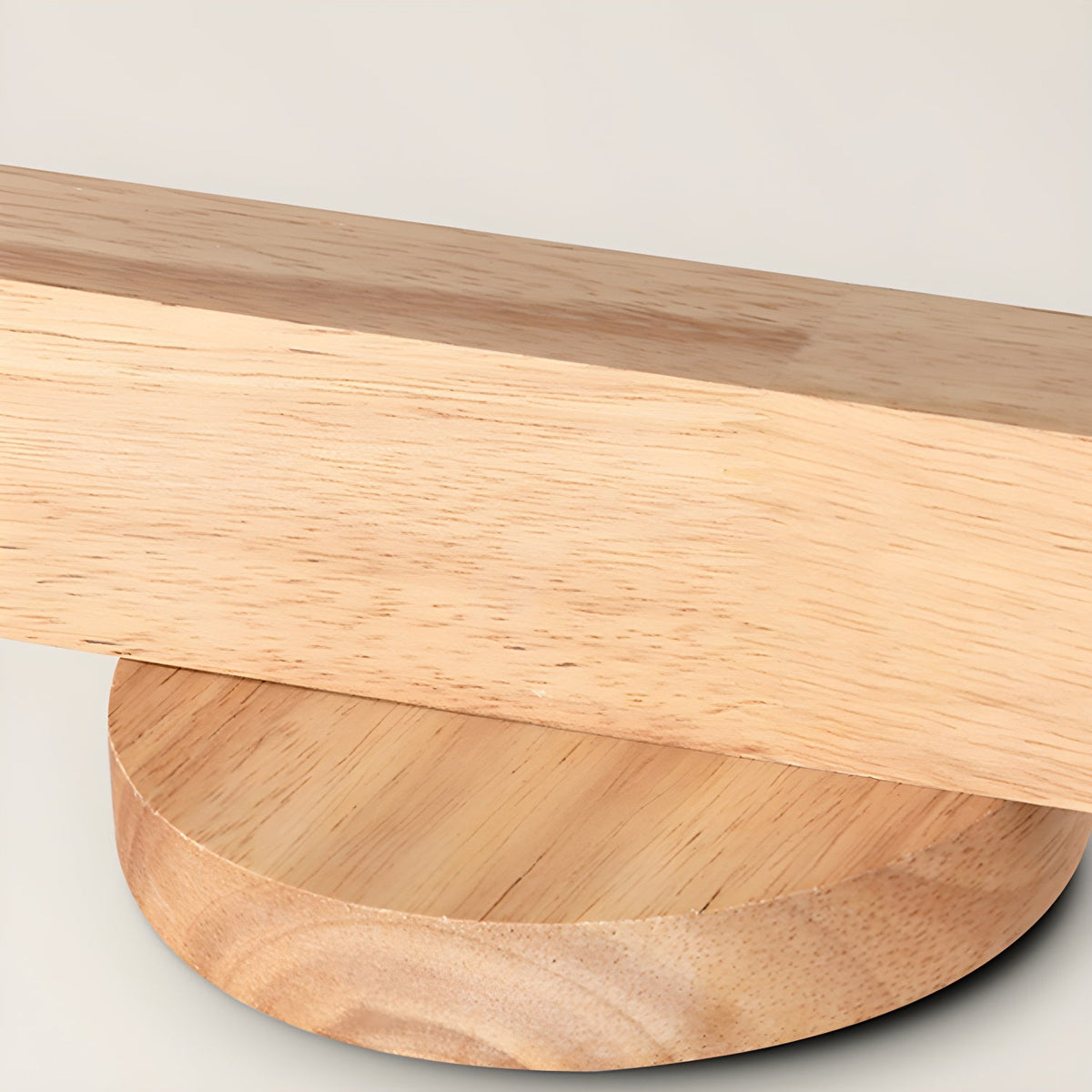 Eskil Spotlight Light, Natural Wood Beam Fixture, 1 to 5 Heads, Warm Light, Dimmable Option