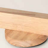 Eskil Spotlight Light, Natural Wood Beam Fixture, 1 to 5 Heads, Warm Light, Dimmable Option