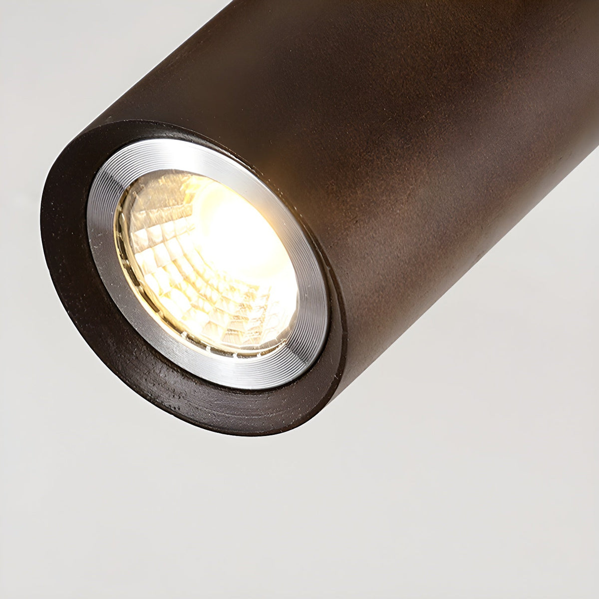 Eskil Spotlight Light, Natural Wood Beam Fixture, 1 to 5 Heads, Warm Light, Dimmable Option