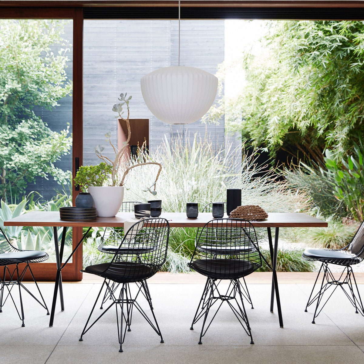 Eskil Island Kitchen Lighting Pendant, Crisscross Bubble Pendant Lighting, White, 11-31.5 in