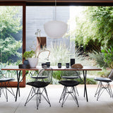 Eskil Island Kitchen Lighting Pendant, Crisscross Bubble Pendant Lighting, White, 11-31.5 in