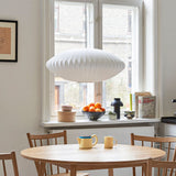 Eskil Island Kitchen Lighting Pendant, Crisscross Bubble Pendant Lighting, White, 11-31.5 in