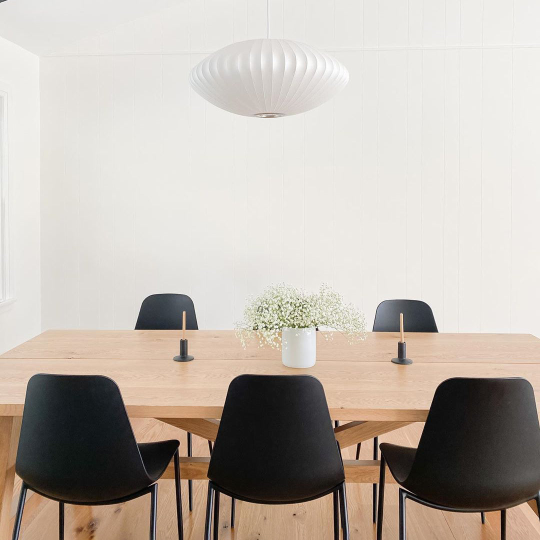 Eskil Island Kitchen Lighting Pendant, Crisscross Bubble Pendant Lighting, White, 11-31.5 in