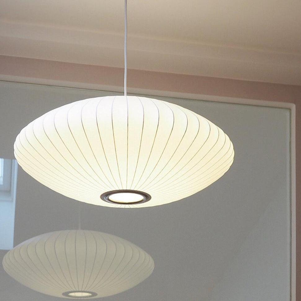 Eskil Island Kitchen Lighting Pendant, Crisscross Bubble Pendant Lighting, White, 11-31.5 in