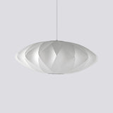 Eskil Island Kitchen Lighting Pendant, Crisscross Bubble Pendant Lighting, White, 11-31.5 in