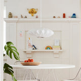 Eskil Island Kitchen Lighting Pendant, Crisscross Bubble Pendant Lighting, White, 11-31.5 in