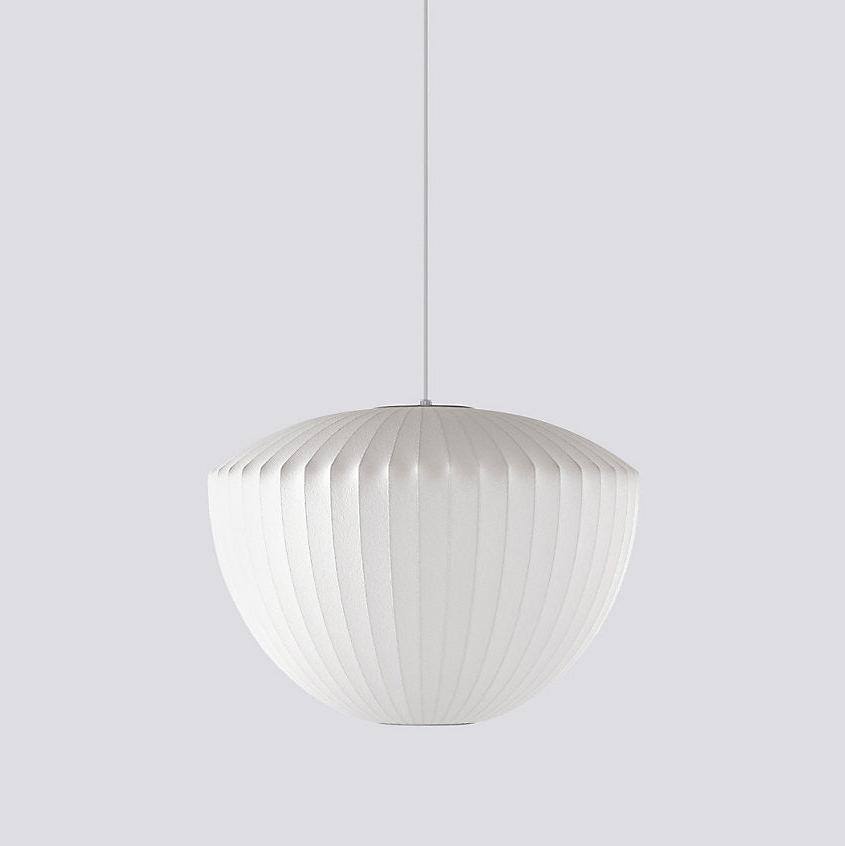 Eskil Island Kitchen Lighting Pendant, Crisscross Bubble Pendant Lighting, White, 11-31.5 in
