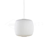 Eskil Island Kitchen Lighting Pendant, Crisscross Bubble Pendant Lighting, White, 11-31.5 in