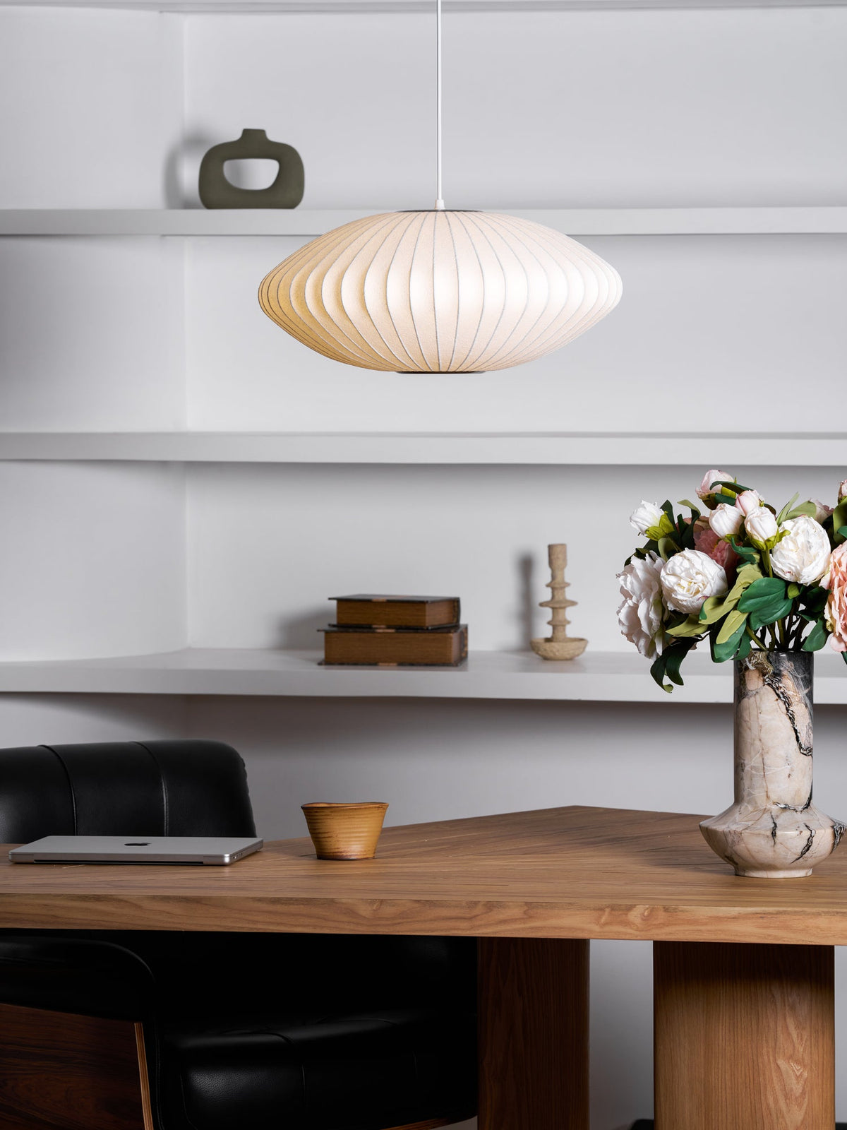 Eskil Island Kitchen Lighting Pendant, Crisscross Bubble Pendant Lighting, White, 11-31.5 in