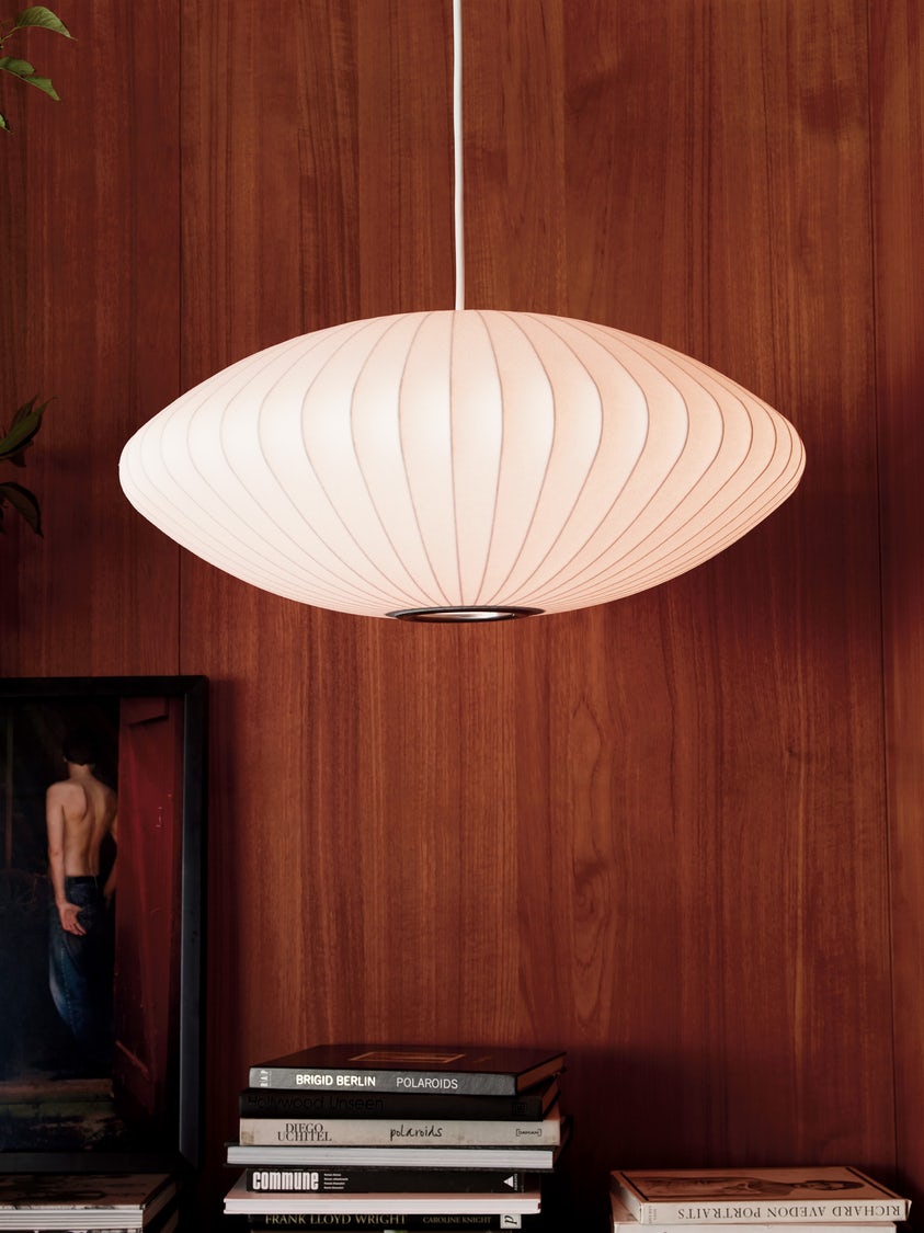 Eskil Island Kitchen Lighting Pendant, Crisscross Bubble Pendant Lighting, White, 11-31.5 in
