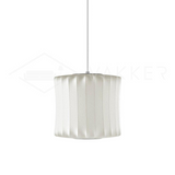 Eskil Island Kitchen Lighting Pendant, Crisscross Bubble Pendant Lighting, White, 11-31.5 in