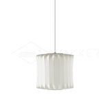 Eskil Island Kitchen Lighting Pendant, Crisscross Bubble Pendant Lighting, White, 11-31.5 in