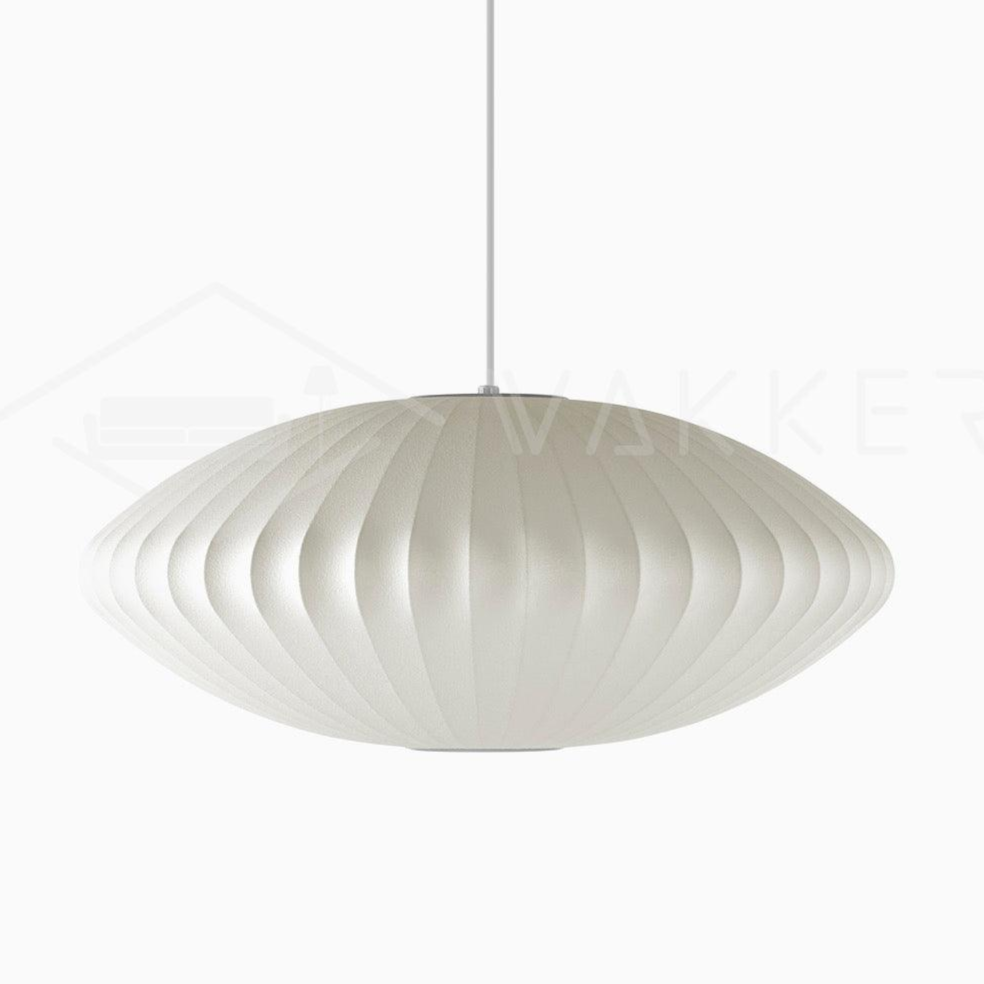 Eskil Island Kitchen Lighting Pendant, Crisscross Bubble Pendant Lighting, White, 11-31.5 in