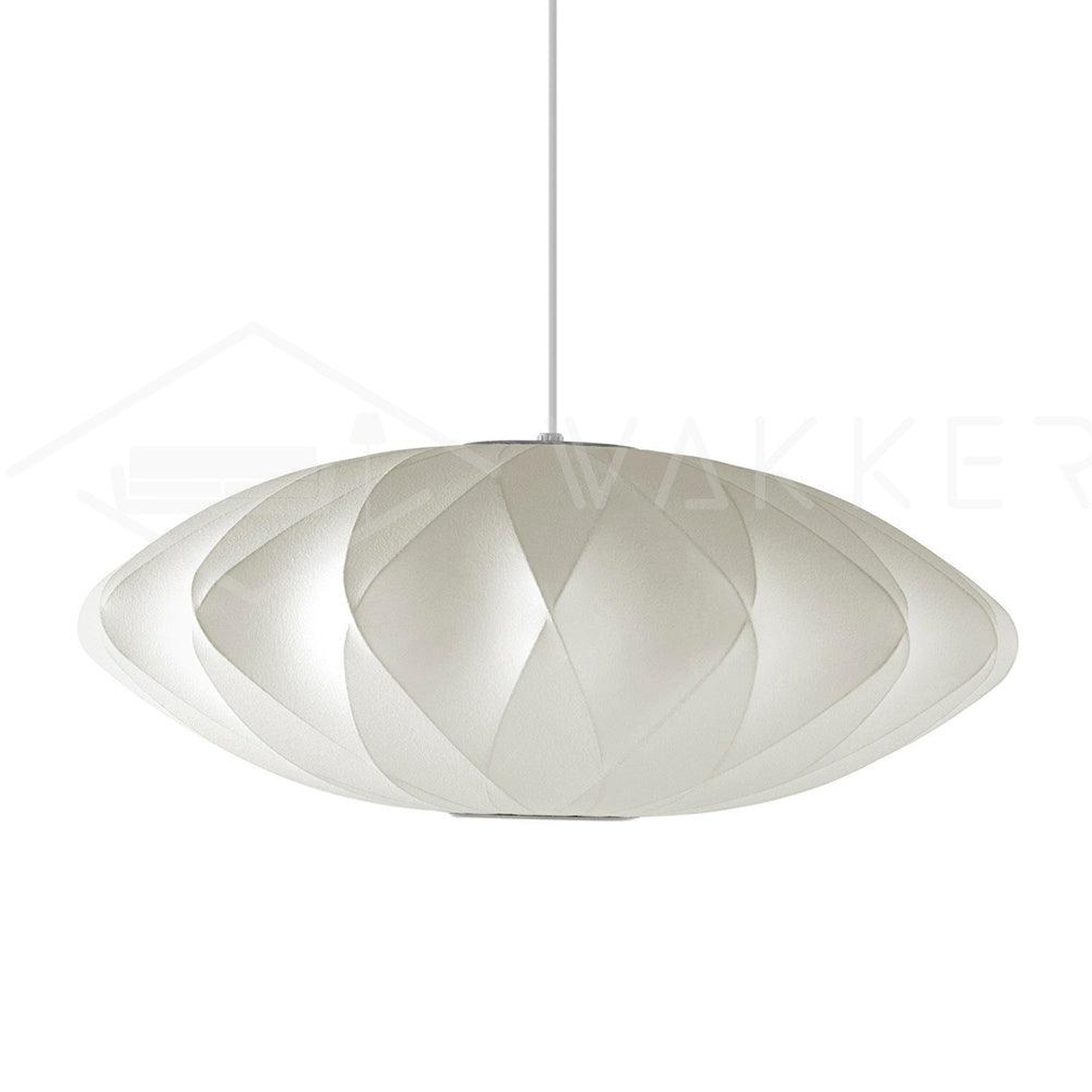 Eskil Island Kitchen Lighting Pendant, Crisscross Bubble Pendant Lighting, White, 11-31.5 in