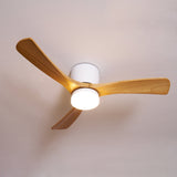 Ceiling Fans with Light, Nordic Walnut Wood Ceiling Fan 36 to 52 Inch, Black or White Frame