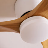 Ceiling Fans with Light, Nordic Walnut Wood Ceiling Fan 36 to 52 Inch, Black or White Frame