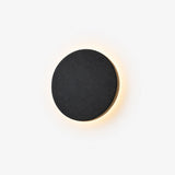 Aksel Outdoor Exterior Wall Lights, Micro-Cement Sconce, IP65 Waterproof, Halo LED Backlight