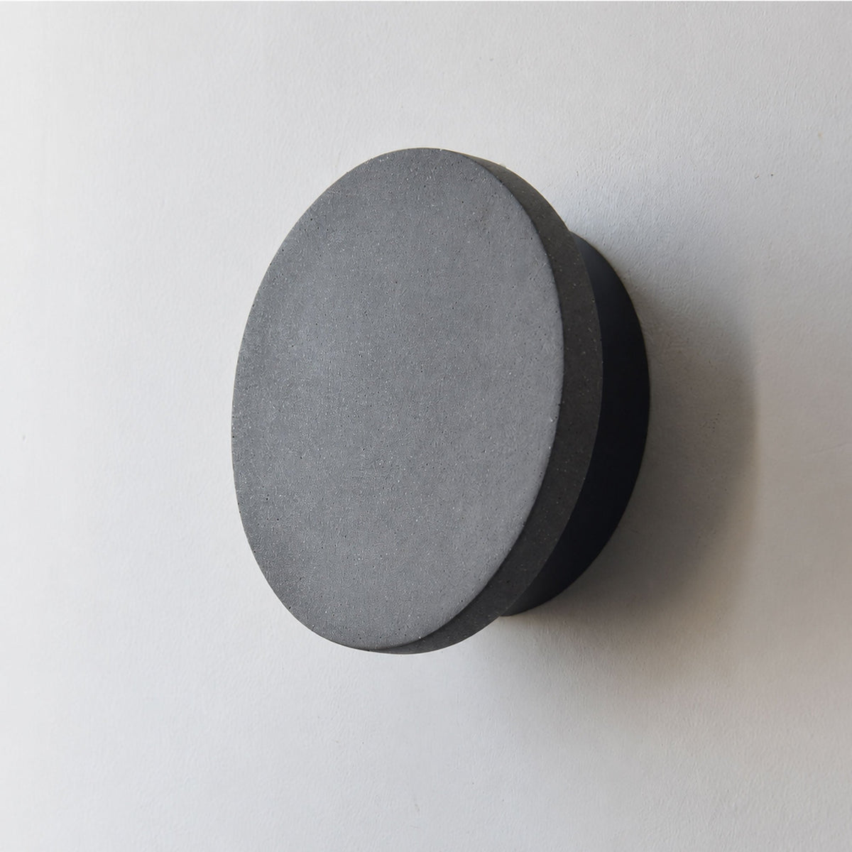 Aksel Outdoor Exterior Wall Lights, Micro-Cement Sconce, IP65 Waterproof, Halo LED Backlight