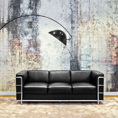 Verse Scandinavian Arc Floor Lamp, Swiveling Shade, Flexible Tapered Arm, Plug-In