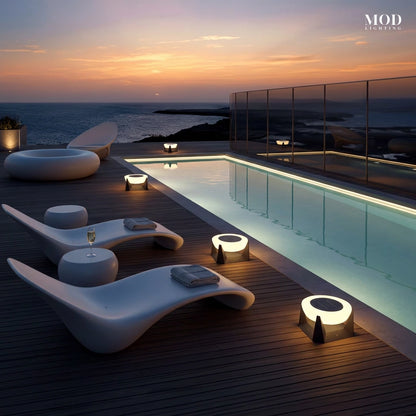 Titan Solar Outdoor Post Light, LED Pillar & Column Design, Aluminum, Warm Glow