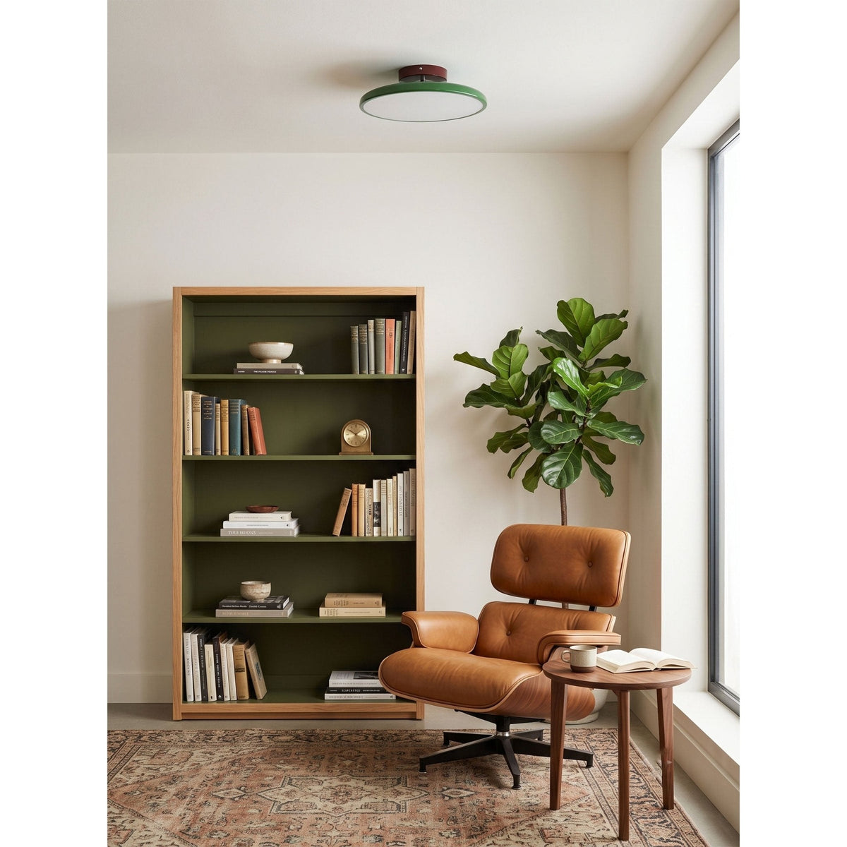 Tavi Ceiling Lights for Bedroom LED, Modern Flush Mount, 270° Swing Arm, Acrylic Shade