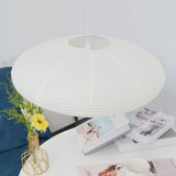 Kumo Washi Paper Light, Swag Pendant Lamp, Round Paper Lampshade, 3 Sizes, White Cable