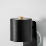 Plug In Wall Sconce, Rotatable Cylinder Wall Lamp, 4 Colors, US, UK or EU Plug, 11.8 in Tall