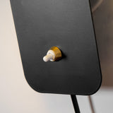 Plug In Wall Sconce, Rotatable Cylinder Wall Lamp, 4 Colors, US, UK or EU Plug, 11.8 in Tall