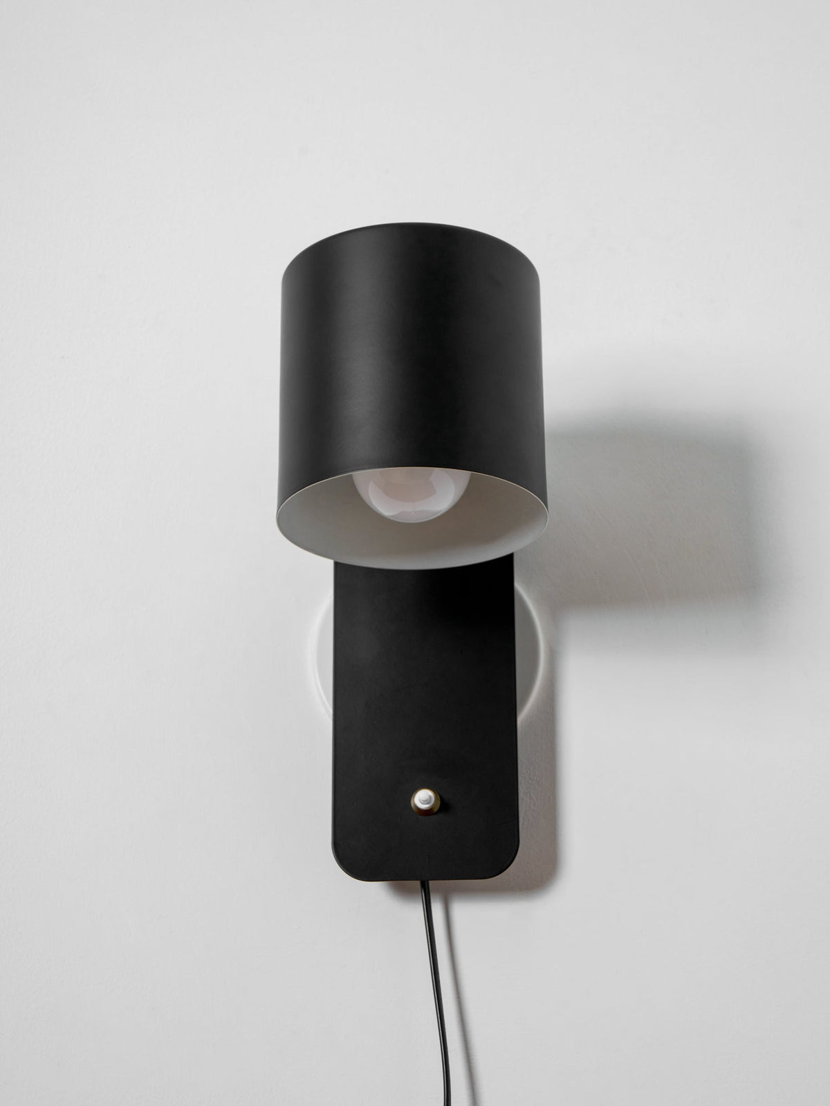Plug In Wall Sconce, Rotatable Cylinder Wall Lamp, 4 Colors, US, UK or EU Plug, 11.8 in Tall