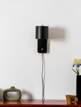 Plug In Wall Sconce, Rotatable Cylinder Wall Lamp, 4 Colors, US, UK or EU Plug, 11.8 in Tall