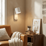 Aksel Wall Sconces, Rotatable Cylinder Wall Light, Slim Tube Design, 4 Colors, 11.8 in Tall