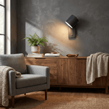 Aksel Wall Sconces, Rotatable Cylinder Wall Light, Slim Tube Design, 4 Colors, 11.8 in Tall